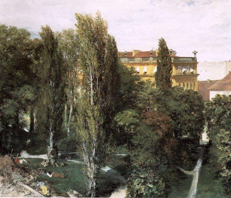 Adolph von Menzel The Palace Garden of Prince Albert China oil painting art